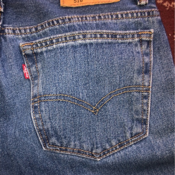 COPY - Blue Straight Leg Jeans with Faded Look Levi’s 33 /32 516’s gently worn - Picture 9 of 9